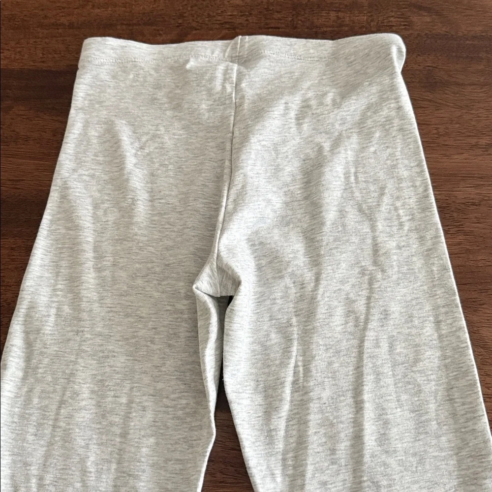 Old Navy lattice hem light gray leggings